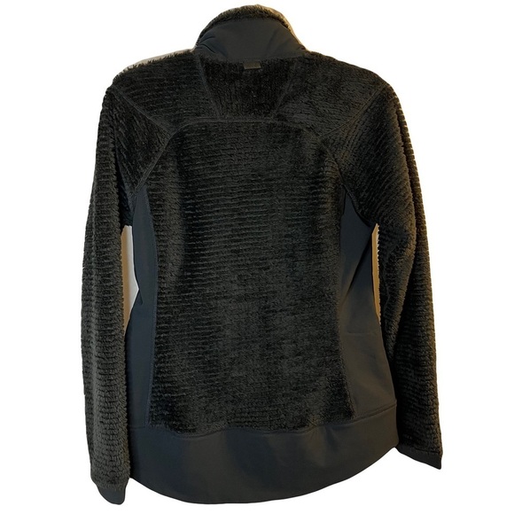 Mountain Hardwear Womens Black Pullover Polartec Fleece Jacket sizeM button snap - Picture 2 of 14
